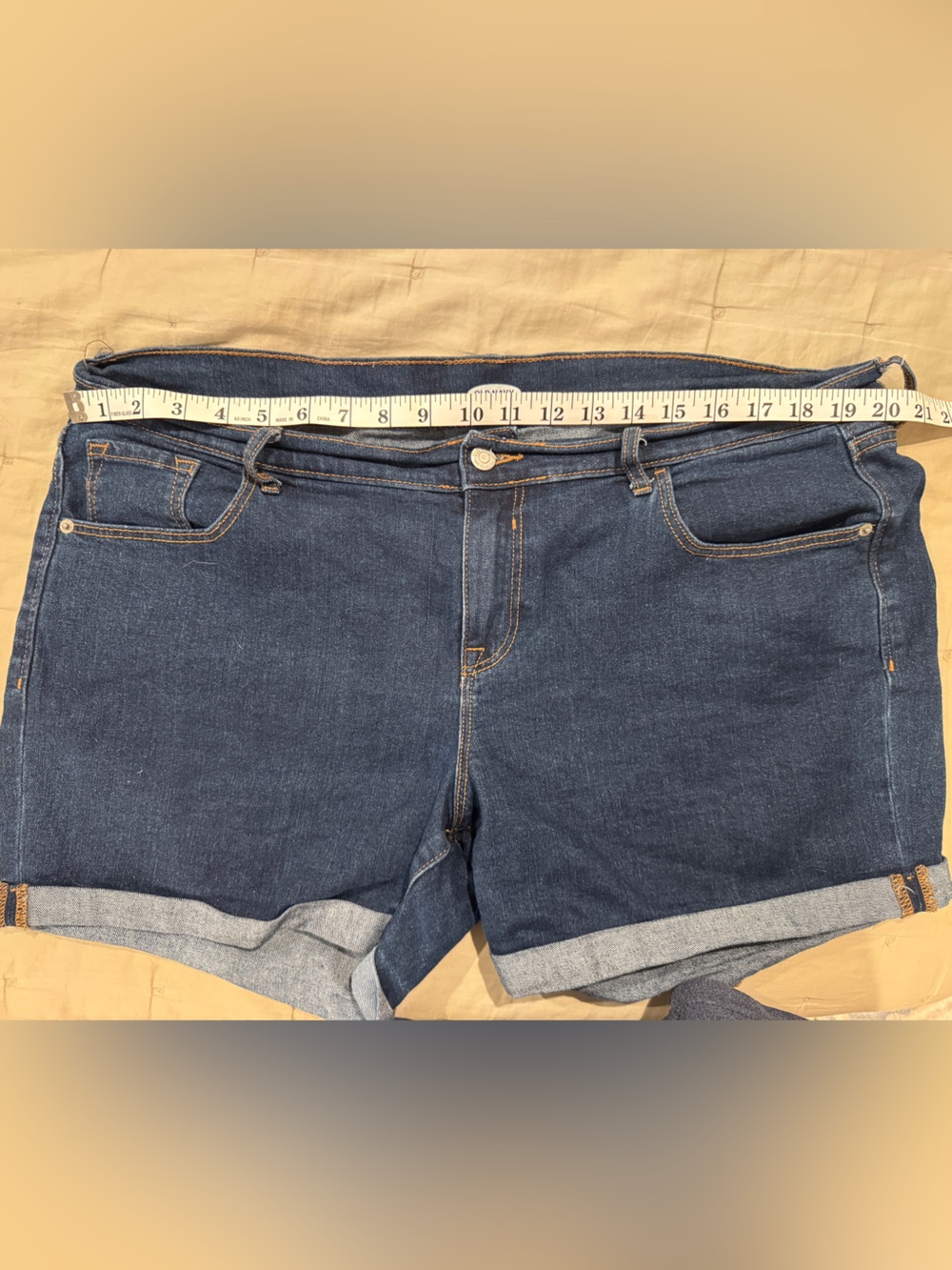 Old Navy Cuffed Jean Shorts (Stretch)